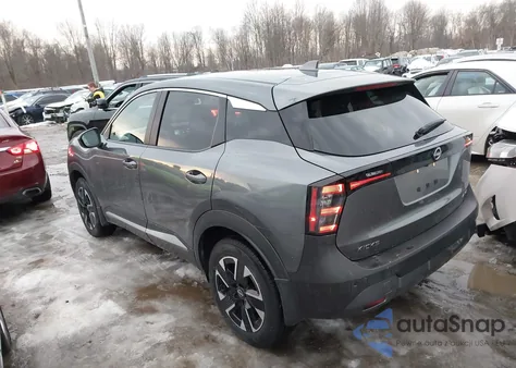 2025 Nissan Kicks Sv Intelligent Awd из США, поврежденный, VIN 3N8AP6CB7SL324976
